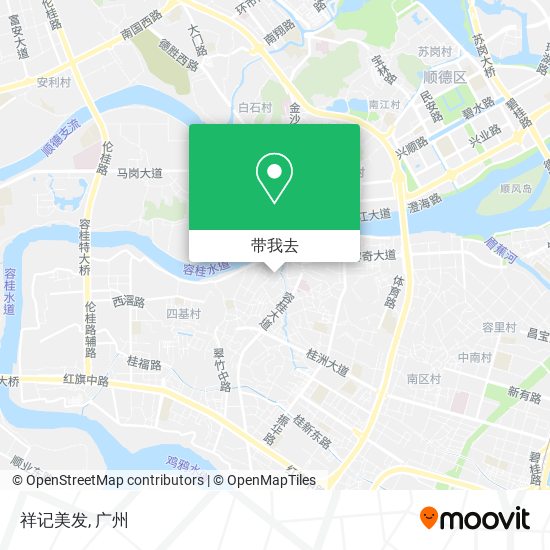 祥记美发地图