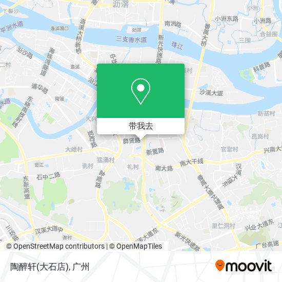 陶醉轩(大石店)地图