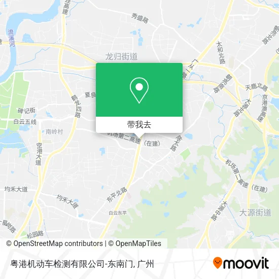 粤港机动车检测有限公司-东南门地图