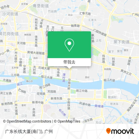 广东长线大厦(南门)地图