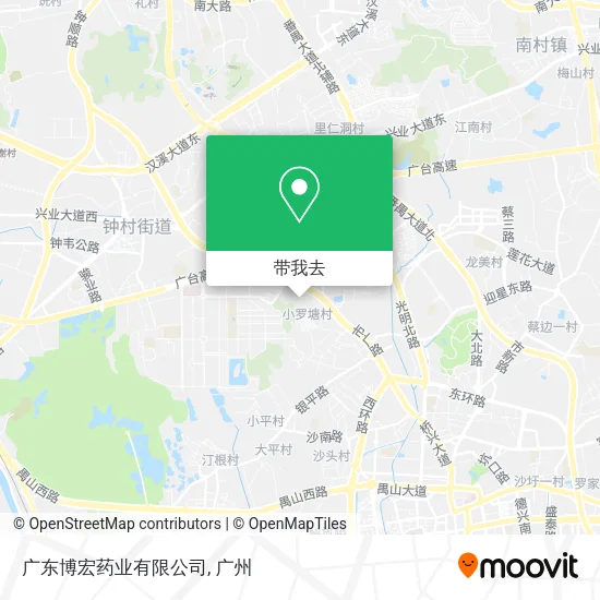 广东博宏药业有限公司地图