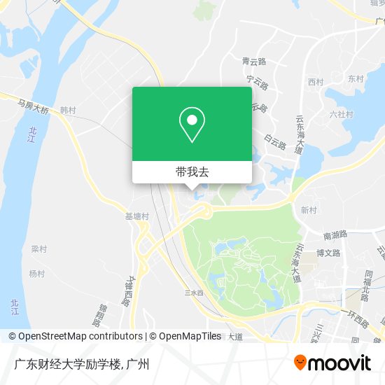 广东财经大学励学楼地图