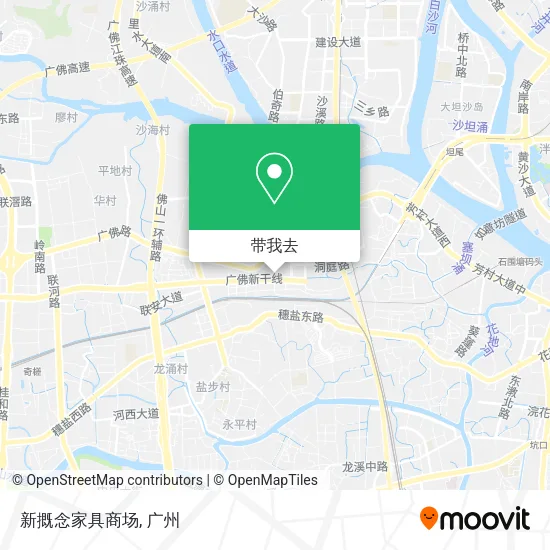 新摡念家具商场地图