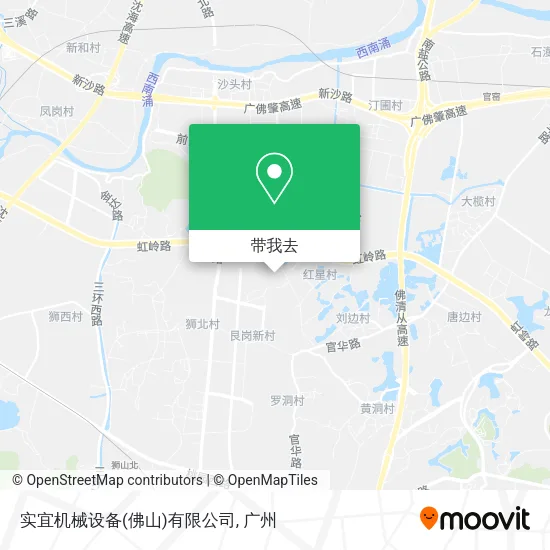 实宜机械设备(佛山)有限公司地图