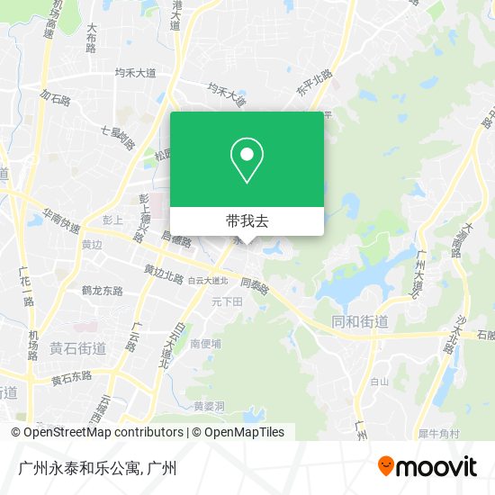 广州永泰和乐公寓地图