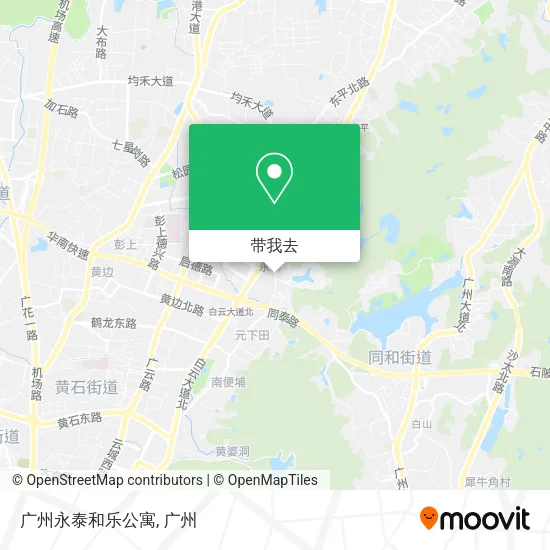 广州永泰和乐公寓地图