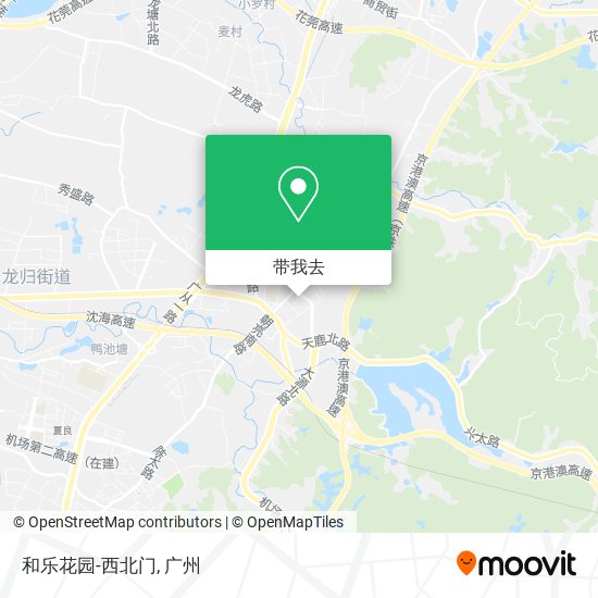和乐花园-西北门地图
