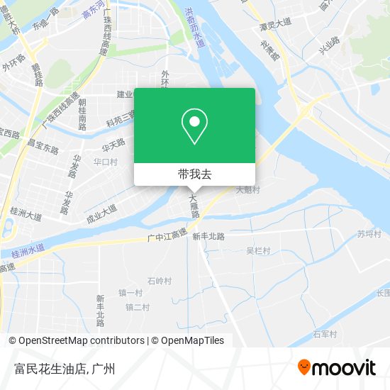 富民花生油店地图