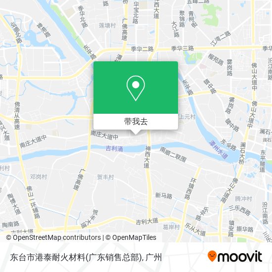 东台市港泰耐火材料(广东销售总部)地图
