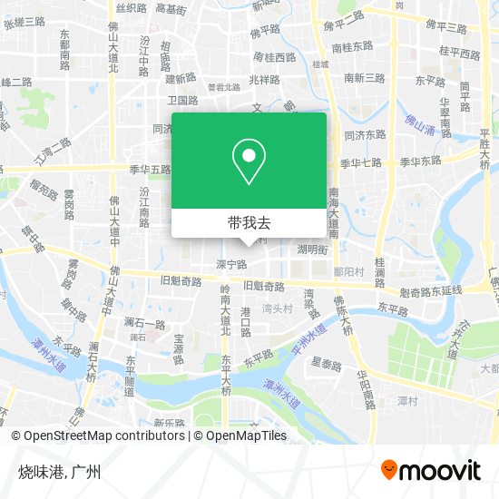 烧味港地图