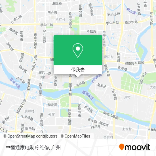 中恒通家电制冷维修地图