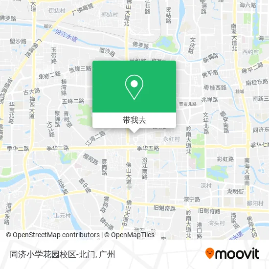 同济小学花园校区-北门地图