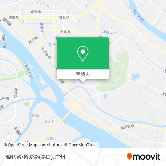锦锈路/博爱路(路口)地图