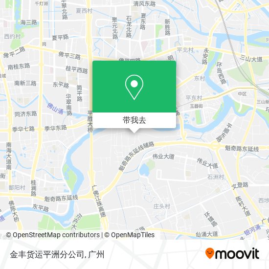 金丰货运平洲分公司地图