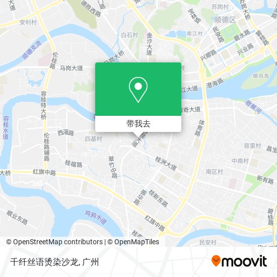 千纤丝语烫染沙龙地图
