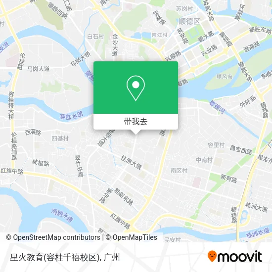 星火教育(容桂千禧校区)地图