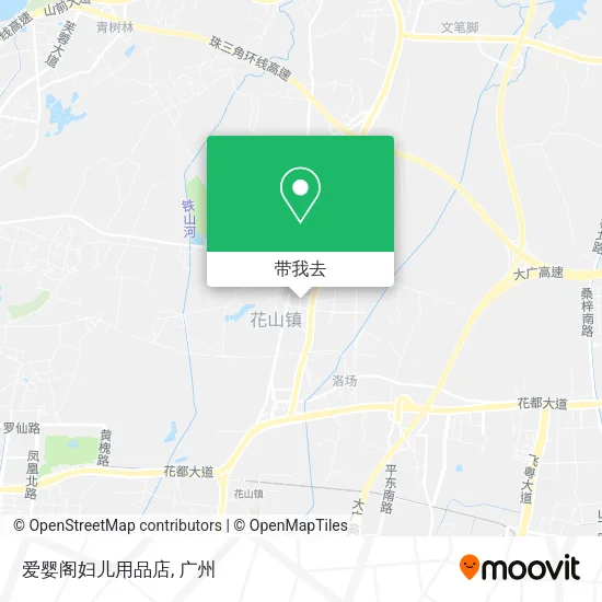 爱婴阁妇儿用品店地图