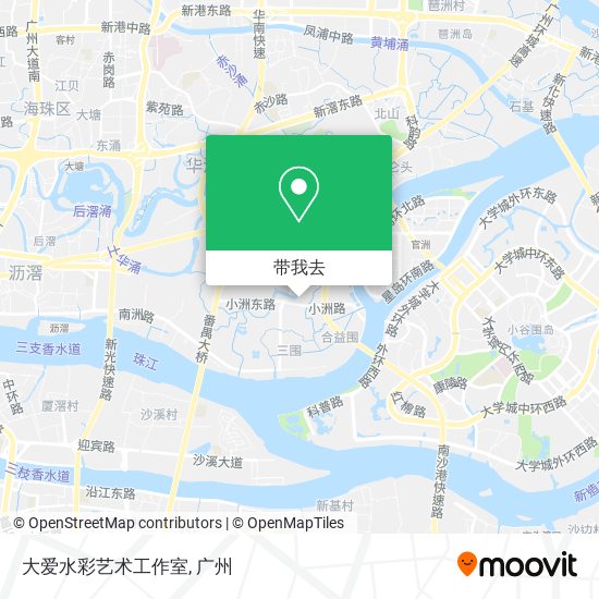 大爱水彩艺术工作室地图