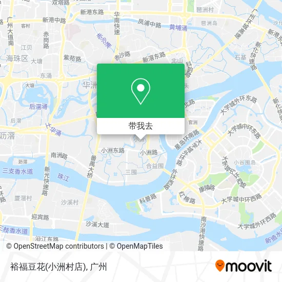 裕福豆花(小洲村店)地图