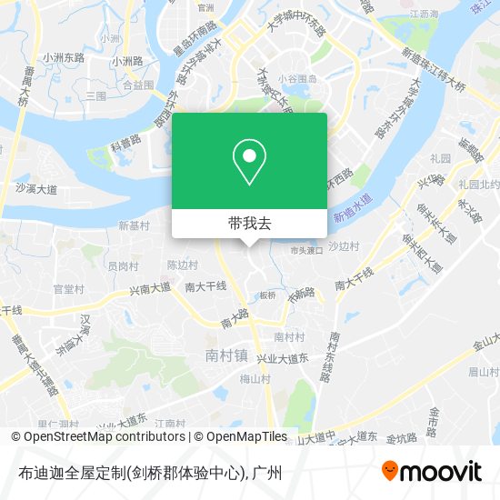 布迪迦全屋定制(剑桥郡体验中心)地图
