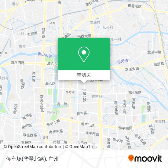 停车场(华翠北路)地图