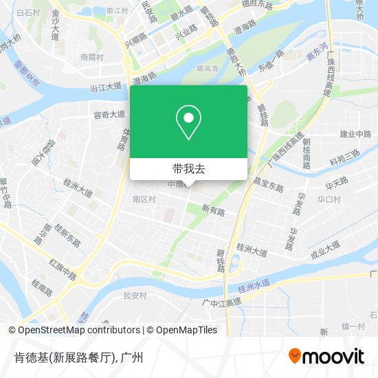 肯德基(新展路餐厅)地图