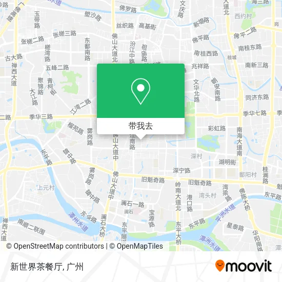 新世界茶餐厅地图