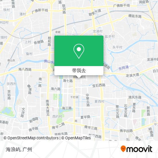 海浪屿地图