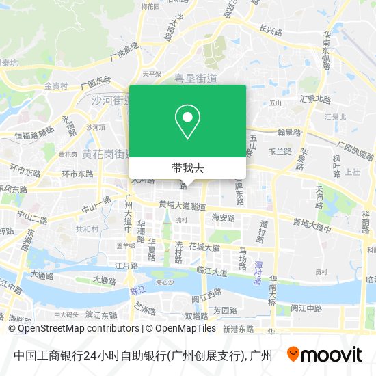 中国工商银行24小时自助银行(广州创展支行)地图