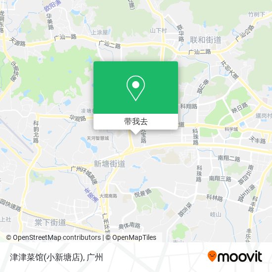 津津菜馆(小新塘店)地图