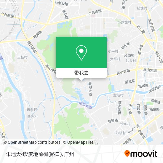 朱地大街/麦地前街(路口)地图