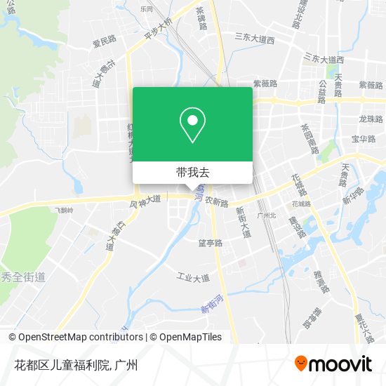 花都区儿童福利院地图
