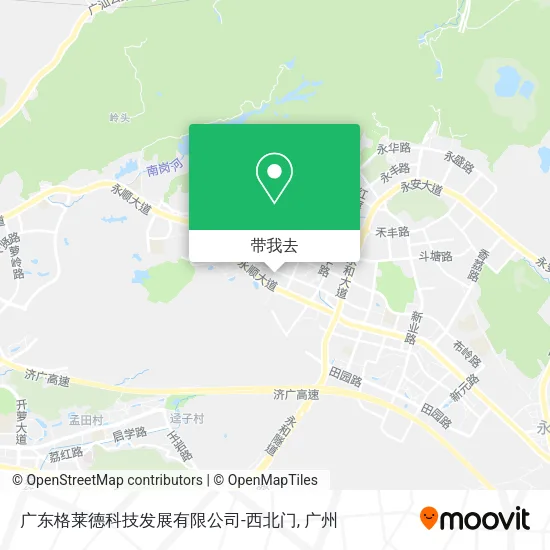 广东格莱德科技发展有限公司-西北门地图