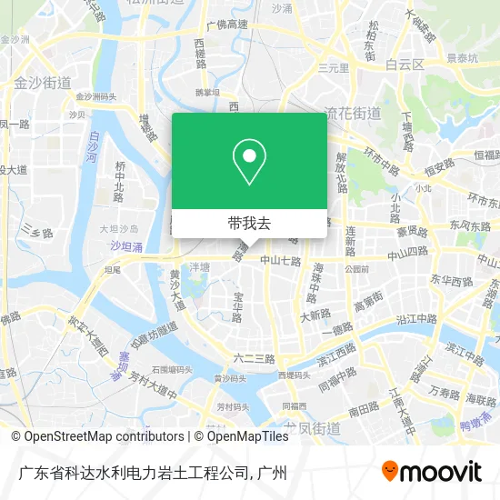广东省科达水利电力岩土工程公司地图