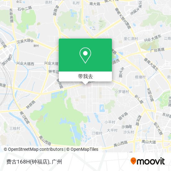 费古168H(钟福店)地图