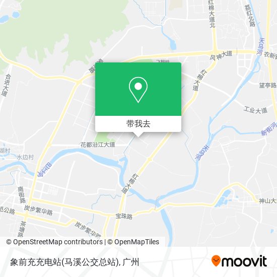 象前充充电站(马溪公交总站)地图