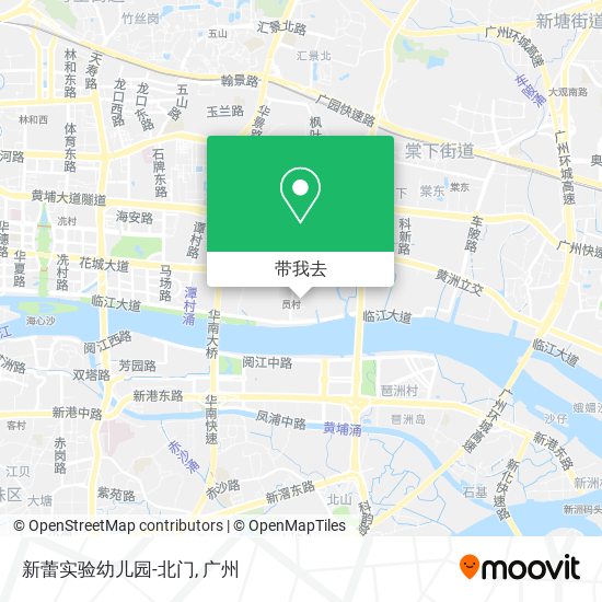 新蕾实验幼儿园-北门地图