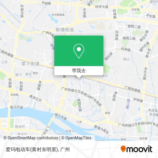 爱玛电动车(黄村东明里)地图