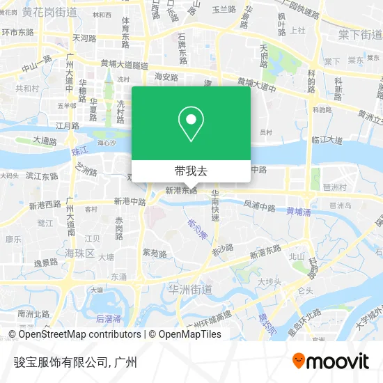 骏宝服饰有限公司地图