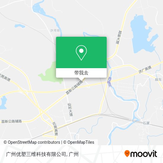 广州优塑三维科技有限公司地图