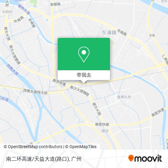 南二环高速/天益大道(路口)地图
