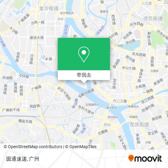 圆通速递地图