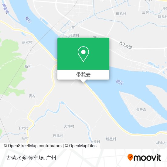 古劳水乡-停车场地图