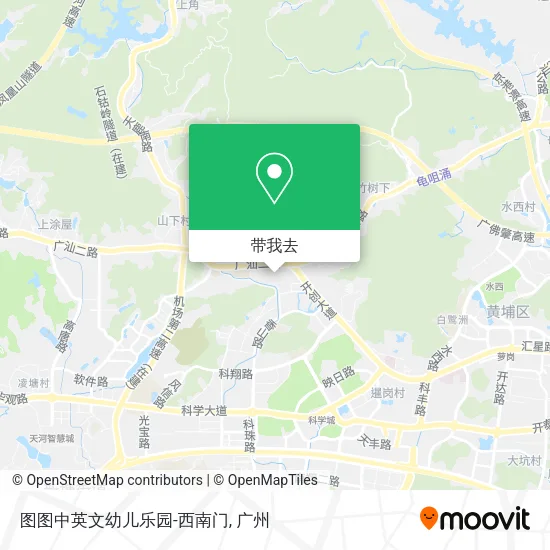 图图中英文幼儿乐园-西南门地图