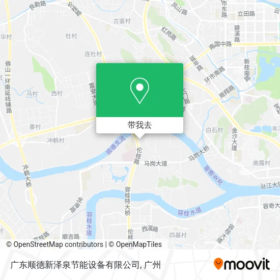 广东顺德新泽泉节能设备有限公司地图