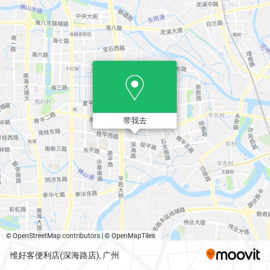 维好客便利店(深海路店)地图