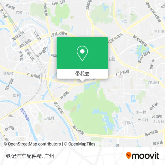 铁记汽车配件精地图