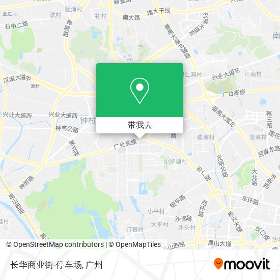 长华商业街-停车场地图
