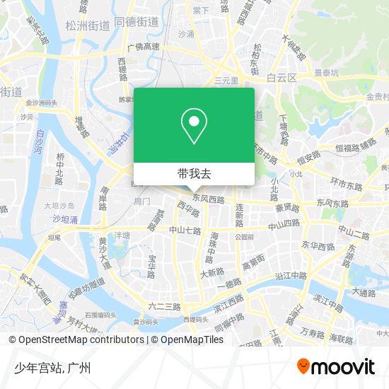 少年宫站地图