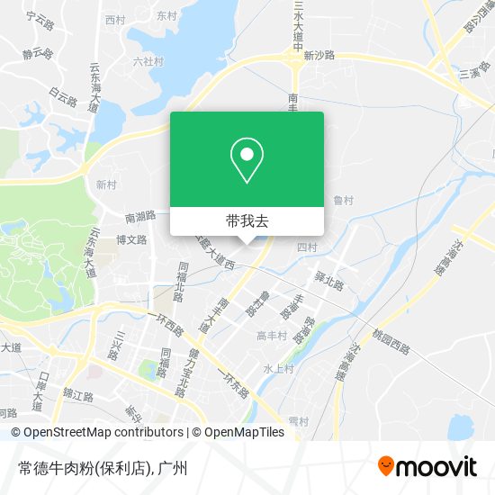 常德牛肉粉(保利店)地图